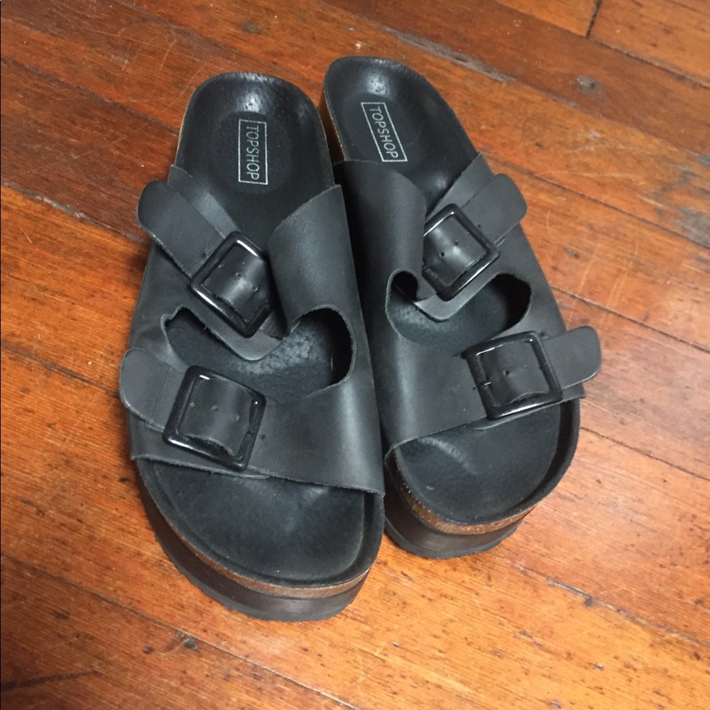 Black Platform sandals